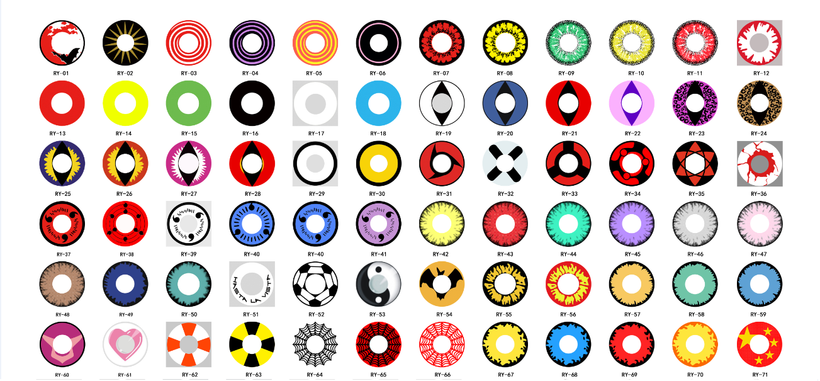 Animation Contact Lenses