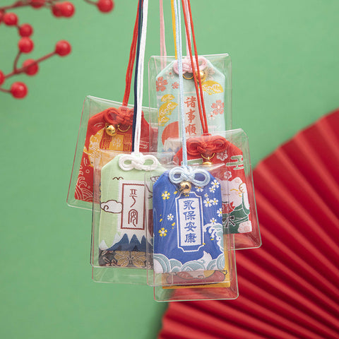 Japanese Asakusa Temple Imperial Guardian Omamori Amulet Charms Japanese Charm For Health Love Money