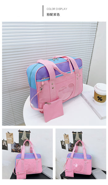 Japanese Ita-bag / Painful Bags Heart Bags Cute Kawaii High School Bags for School and Cosplay