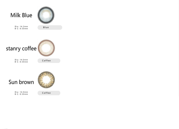 TinaCon 1 PAIR / 2 PCS Soft Contact Lens Doll Eyes Vibrant Lenses SALE