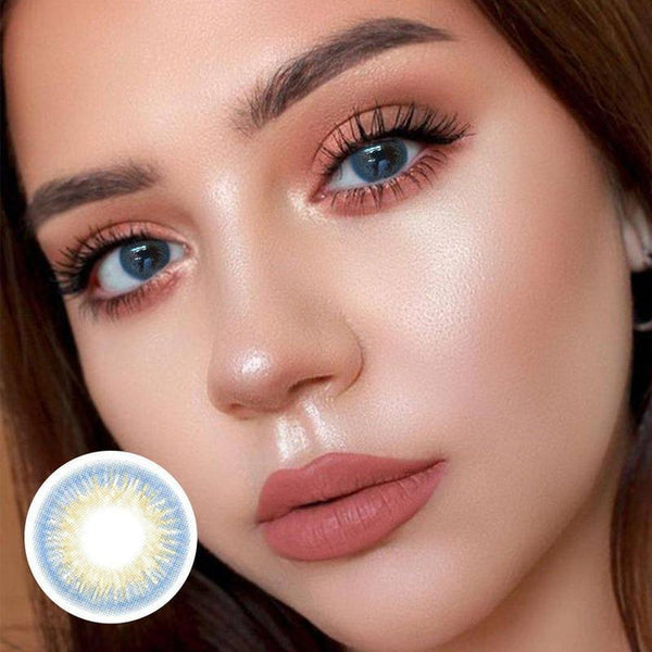 Rainbow Iris 1 PIECE Soft Contact Lens Doll Eyes Vibrant Lenses Graded SALE