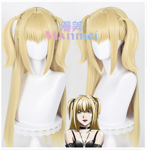 Manmei Wigs: Death Note: Light Kira L Misa Amane Cosplay Wigs Authentic Manmei Brand Anime Game