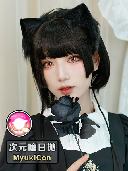 CosCon 1 PAIR / 2 PCS CosCon Bella Anime Soft Contact Lens Doll Eyes Super Vibrant 1 Year