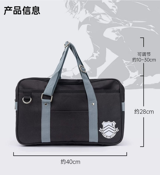 Persona 5 High School Bags for School and Cosplay Luggage Plain Anime Game Student Uniform