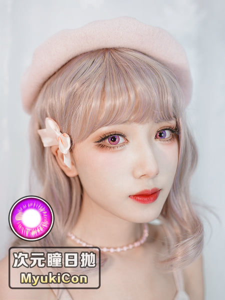 CosCon 1 PAIR / 2 PCS CosCon Bella Anime Soft Contact Lens Doll Eyes Super Vibrant 1 Year