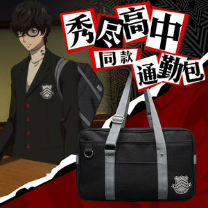 Persona 5 High School Bags for School and Cosplay Luggage Plain Anime Game Student Uniform