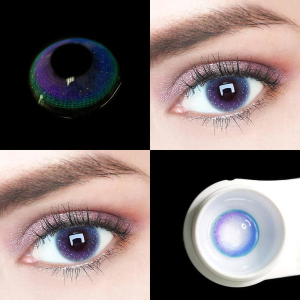 Magic Eye 1 PAIR / 2 PCS Rainbow Contact Lens Animation Contact Lens