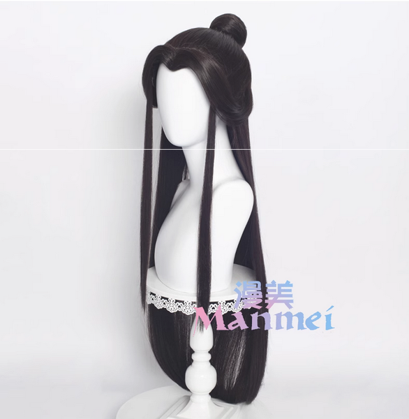 Manmei Wigs: Heaven's Official Blessing: Hua Cheng Xie Lian Mu Qing Cosplay Wigs Authentic Manmei Brand Anime Game