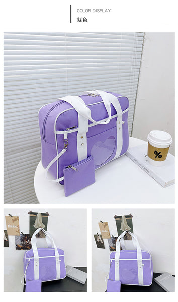 Japanese Ita-bag / Painful Bags Heart Bags Cute Kawaii High School Bags for School and Cosplay