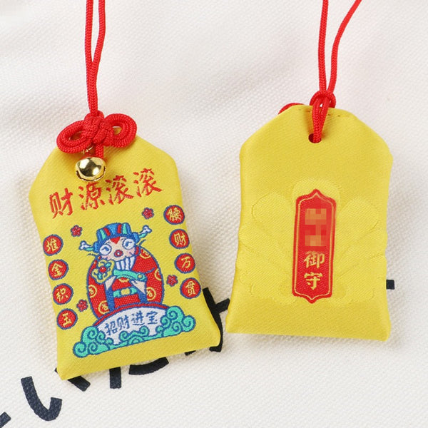 Japanese Asakusa Temple Imperial Guardian Omamori Amulet Charms Japanese Charm For Health Love Money