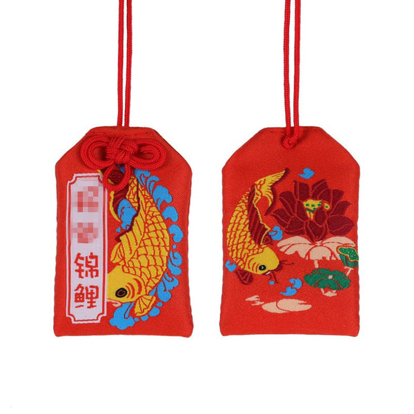 Japanese Asakusa Temple Imperial Guardian Omamori Amulet Charms Japanese Charm For Health Love Money