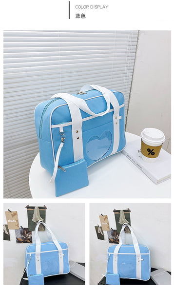Japanese Ita-bag / Painful Bags Heart Bags Cute Kawaii High School Bags for School and Cosplay