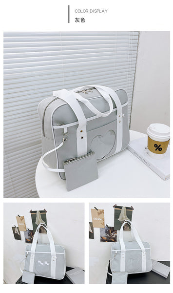 Japanese Ita-bag / Painful Bags Heart Bags Cute Kawaii High School Bags for School and Cosplay