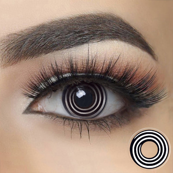 Crazy Spiral 1 PAIR / 2 PCS Soft Contact Lens Doll Eyes Vibrant Lenses SALE
