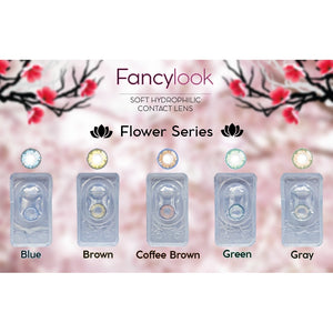 Flower 1 PIECE Soft Contact Lens Doll Eyes Vibrant Lenses Graded SALE