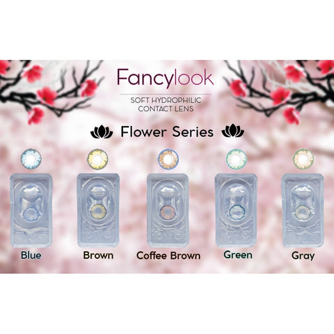 Flower 1 PIECE Soft Contact Lens Doll Eyes Vibrant Lenses Graded SALE