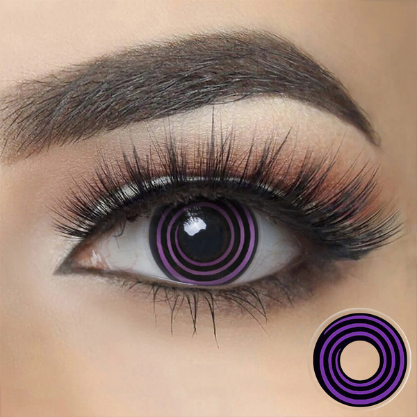 Crazy Spiral 1 PAIR / 2 PCS Soft Contact Lens Doll Eyes Vibrant Lenses SALE