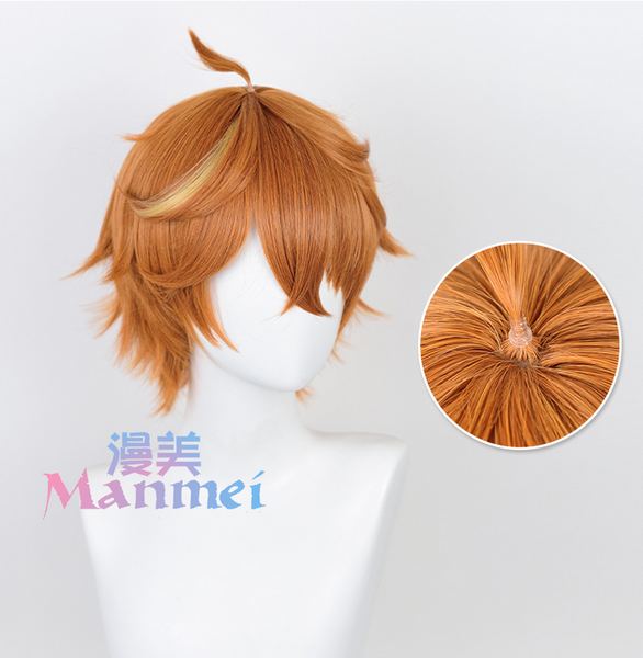 Manmei Wigs: Genshin Impact Tartaglia Childe Cosplay Wigs (Authentic)