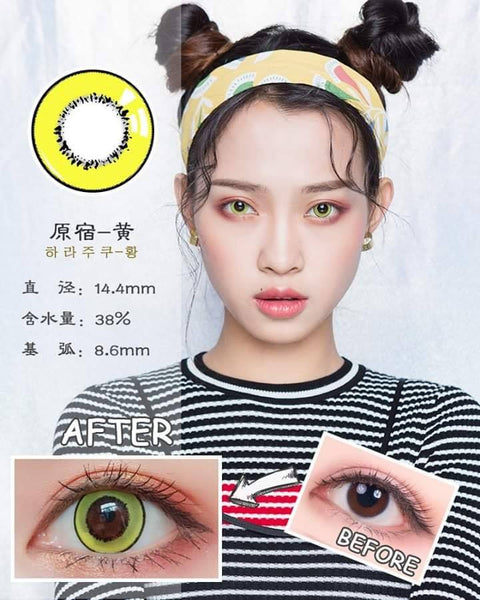 Magic Eye 1 PAIR / 2 PCS Contact Lens Harajuku Animation Contact Lens
