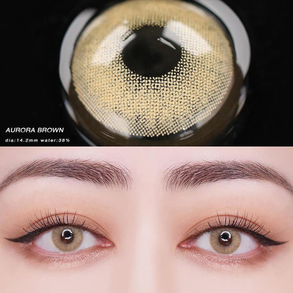 Lovely! 1 PAIR / 2 PCS Aurora Soft Contact Lens Doll Eyes Vibrant Lenses Graded SALE