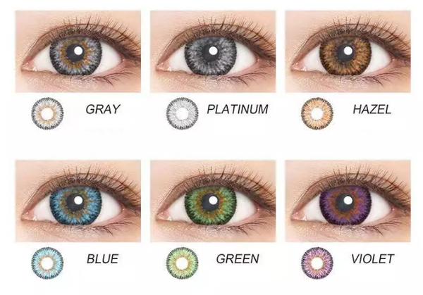 Lovely! 1 PAIR / 2 PCS Angel Ice Soft Contact Lens Doll Eyes Vibrant Lenses Graded SALE