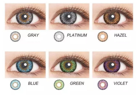 Lovely! 1 PAIR / 2 PCS Angel Ice Soft Contact Lens Doll Eyes Vibrant Lenses Graded SALE