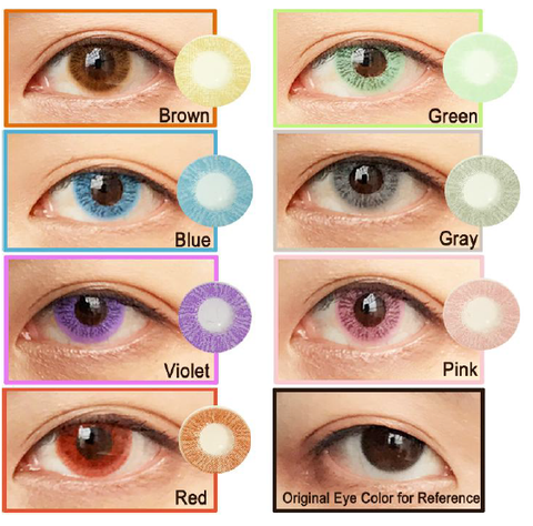 Magic Eye 1 PAIR / 2 PCS Taki Lee Contact Lens Natural Look