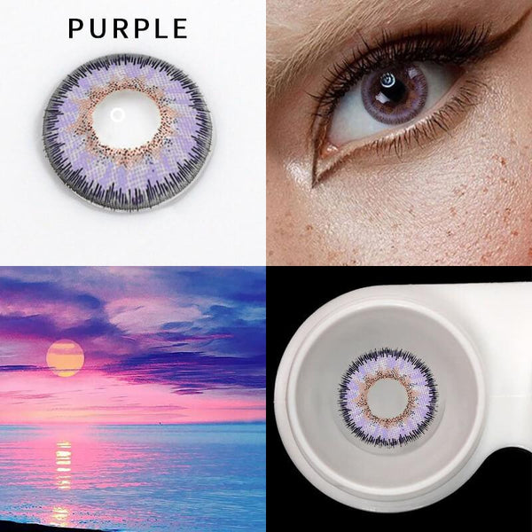 Lovely! 1 PAIR / 2 PCS Angel Ice Soft Contact Lens Doll Eyes Vibrant Lenses Graded SALE