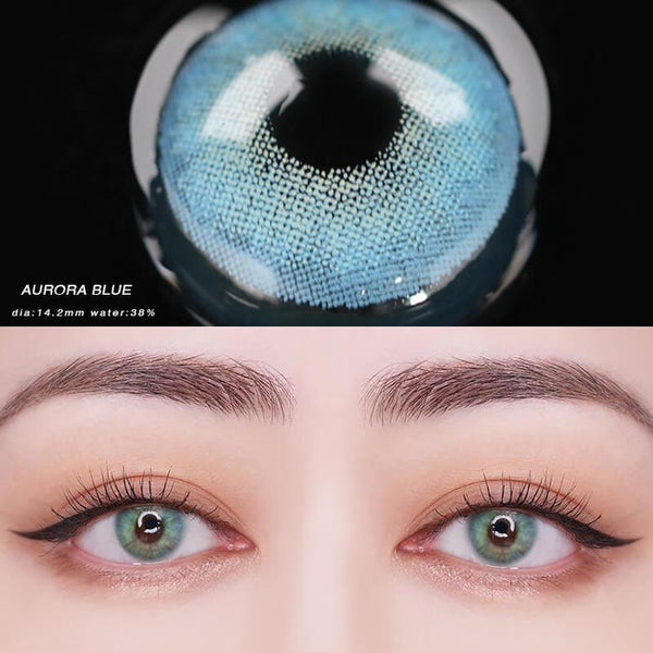 Lovely! 1 PAIR / 2 PCS Aurora Soft Contact Lens Doll Eyes Vibrant Lenses Graded SALE