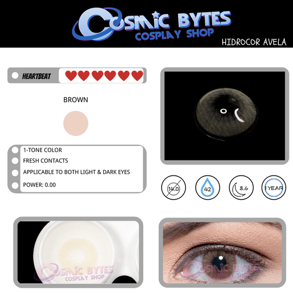 Lovely! 1 PAIR / 2 PCS Hidrocor 13 Soft Contact Lens Doll Eyes Vibrant Lenses Graded SALE