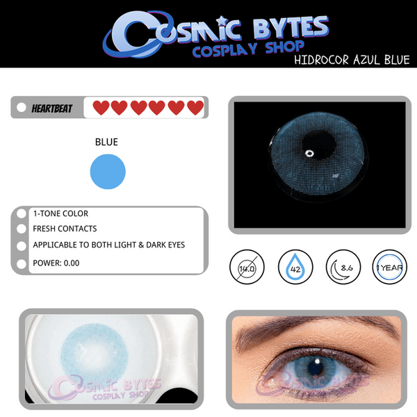 Lovely! 1 PAIR / 2 PCS Hidrocor 13 Soft Contact Lens Doll Eyes Vibrant Lenses Graded SALE