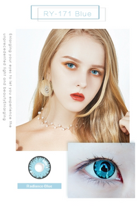 Fancy Look 1 PAIR / 2 PCS Contact Lens Radiance Animation Contact Lens