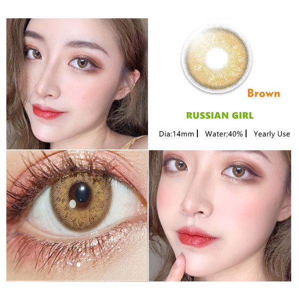 Magic Eye 1 PAIR / 2 PCS Russian Doll Eye Effect For Dark Eyes!