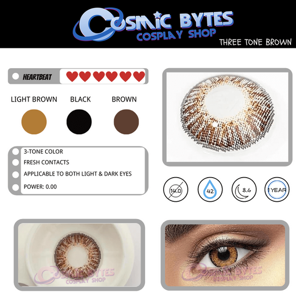 Magic Eye 1 PAIR / 2 PCS Fresh 3 Tone Contact Lens Doll Eye Effect