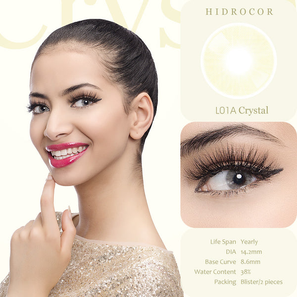 Lovely! 1 PAIR / 2 PCS Hidrocor 13 Soft Contact Lens Doll Eyes Vibrant Lenses Graded SALE