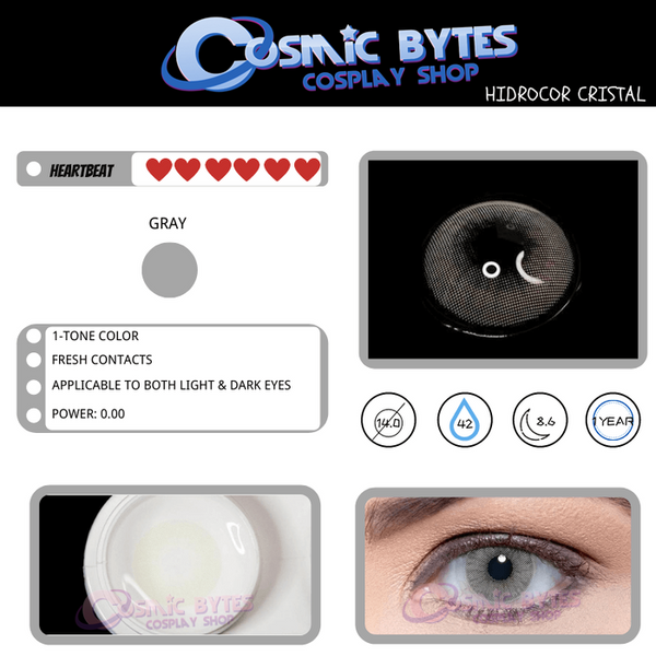 Lovely! 1 PAIR / 2 PCS Hidrocor 13 Soft Contact Lens Doll Eyes Vibrant Lenses Graded SALE