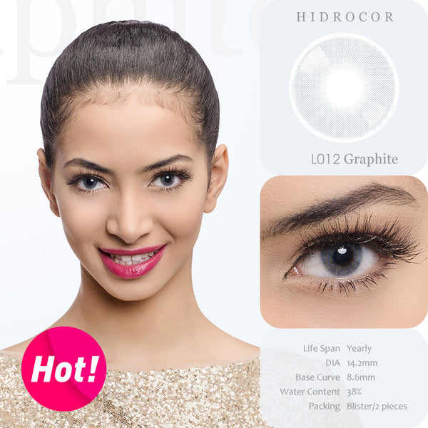 Lovely! 1 PAIR / 2 PCS Hidrocor 13 Soft Contact Lens Doll Eyes Vibrant Lenses Graded SALE