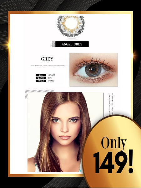 Fancy Look 1 PAIR / 2 PCS Angel 3 Color Contact Lens Doll Eye Effect Dark Eyes!