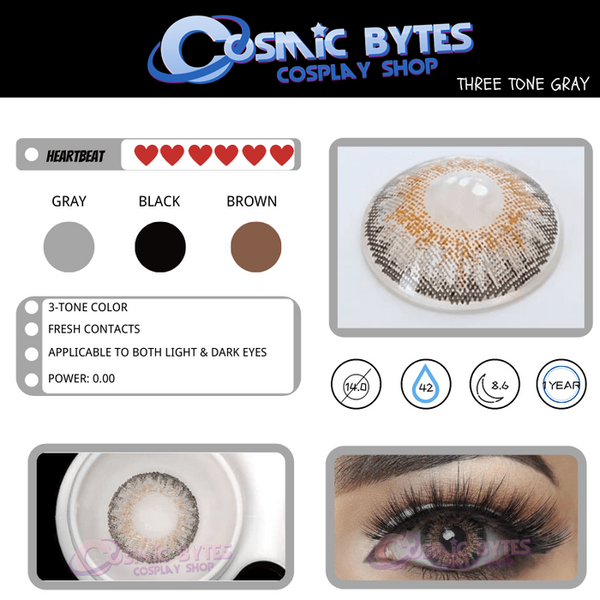 Magic Eye 1 PAIR / 2 PCS Fresh 3 Tone Contact Lens Doll Eye Effect