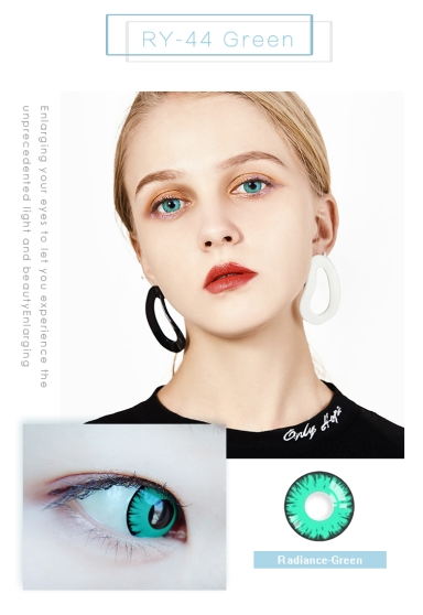 Fancy Look 1 PAIR / 2 PCS Contact Lens Radiance Animation Contact Lens
