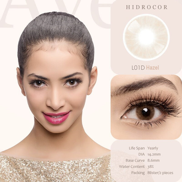 Lovely! 1 PAIR / 2 PCS Hidrocor 13 Soft Contact Lens Doll Eyes Vibrant Lenses Graded SALE