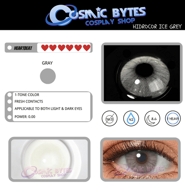 Lovely! 1 PAIR / 2 PCS Hidrocor 13 Soft Contact Lens Doll Eyes Vibrant Lenses Graded SALE