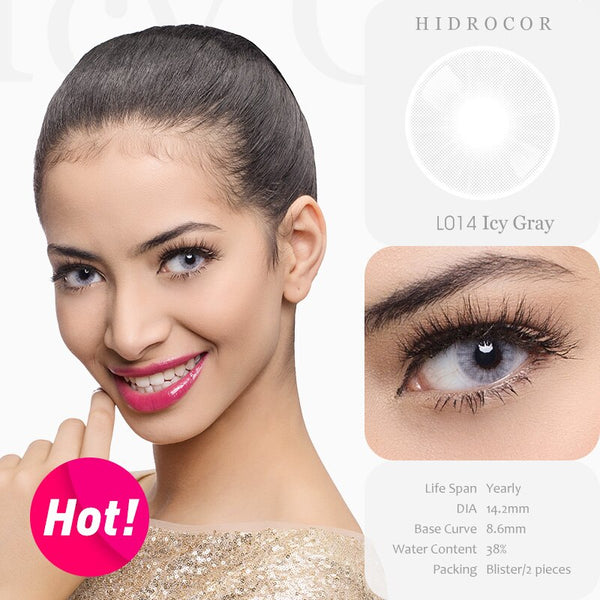 Lovely! 1 PAIR / 2 PCS Hidrocor 13 Soft Contact Lens Doll Eyes Vibrant Lenses Graded SALE