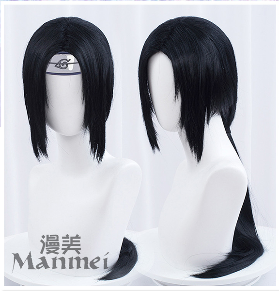 Manmei Wigs: Naruto Shippuden: Naruto Sasuke Itachi Cosplay Wigs Authentic Manmei Brand Anime Game