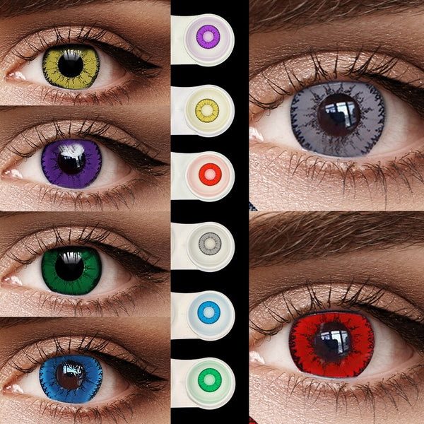 Magic Eye 1 PAIR / 2 PCS Contact Lens Little Devil Animation Contact Lens