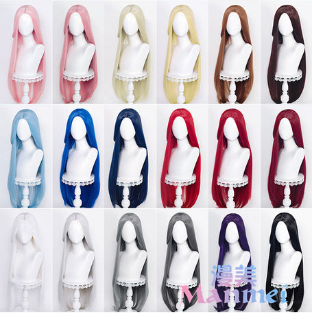 Manmei Wigs: 100cm Straight Center Parted Cosplay Wigs (Authentic)