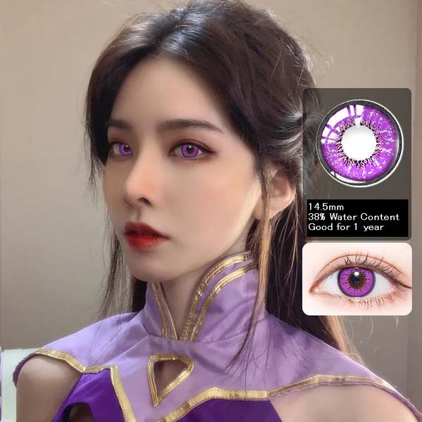 Magic Eye 1 PAIR / 2 PCS Contact Lens Love Words Animation Contact Lens