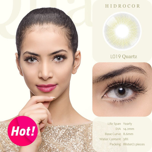 Lovely! 1 PAIR / 2 PCS Hidrocor 13 Soft Contact Lens Doll Eyes Vibrant Lenses Graded SALE
