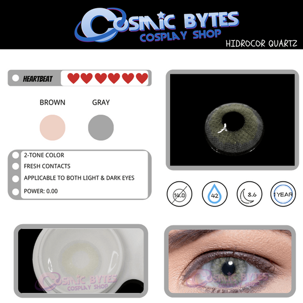 Lovely! 1 PAIR / 2 PCS Hidrocor 13 Soft Contact Lens Doll Eyes Vibrant Lenses Graded SALE