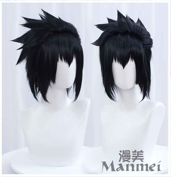 Manmei Wigs: Naruto Shippuden: Naruto Sasuke Itachi Cosplay Wigs Authentic Manmei Brand Anime Game